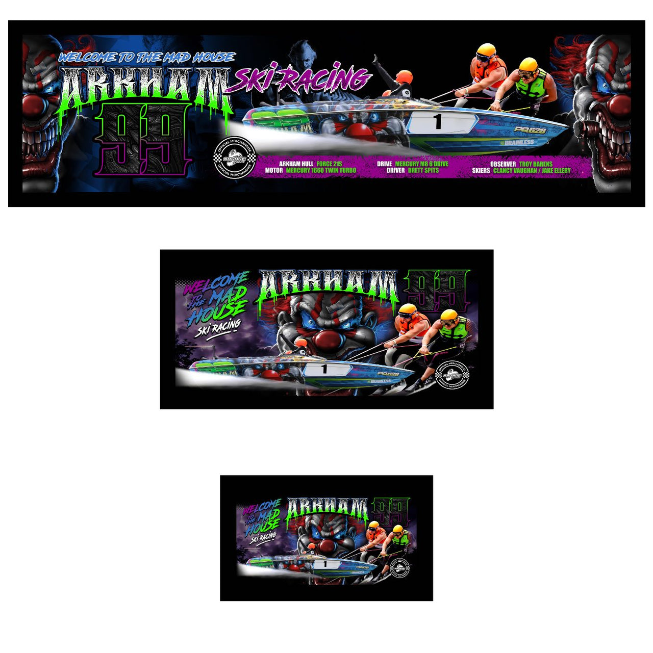 Arkham 99 MAD HOUSE Bar Runner