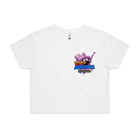 Thumbnail for Baby Animal Ski Race Team Ladies Crop Tee