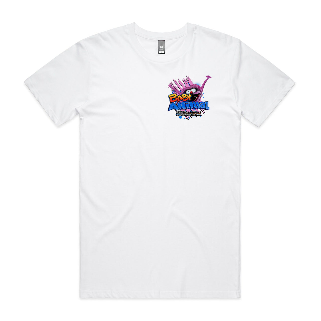 Baby Animal Ski Race Team Men's Tee