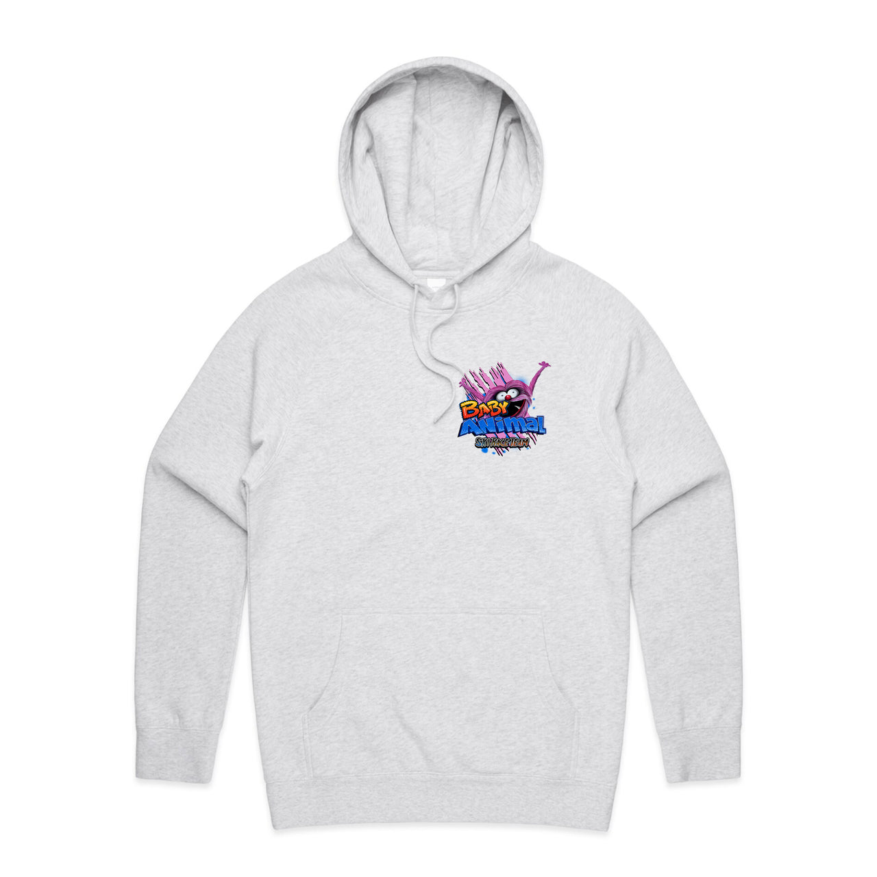 Baby Animal Ski Race Team Men's Hoodie