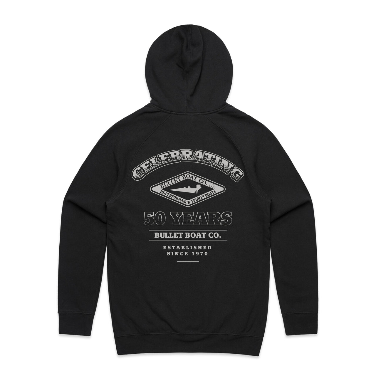 Bullet Boats 50th Anniversary Event Adult Hoodie