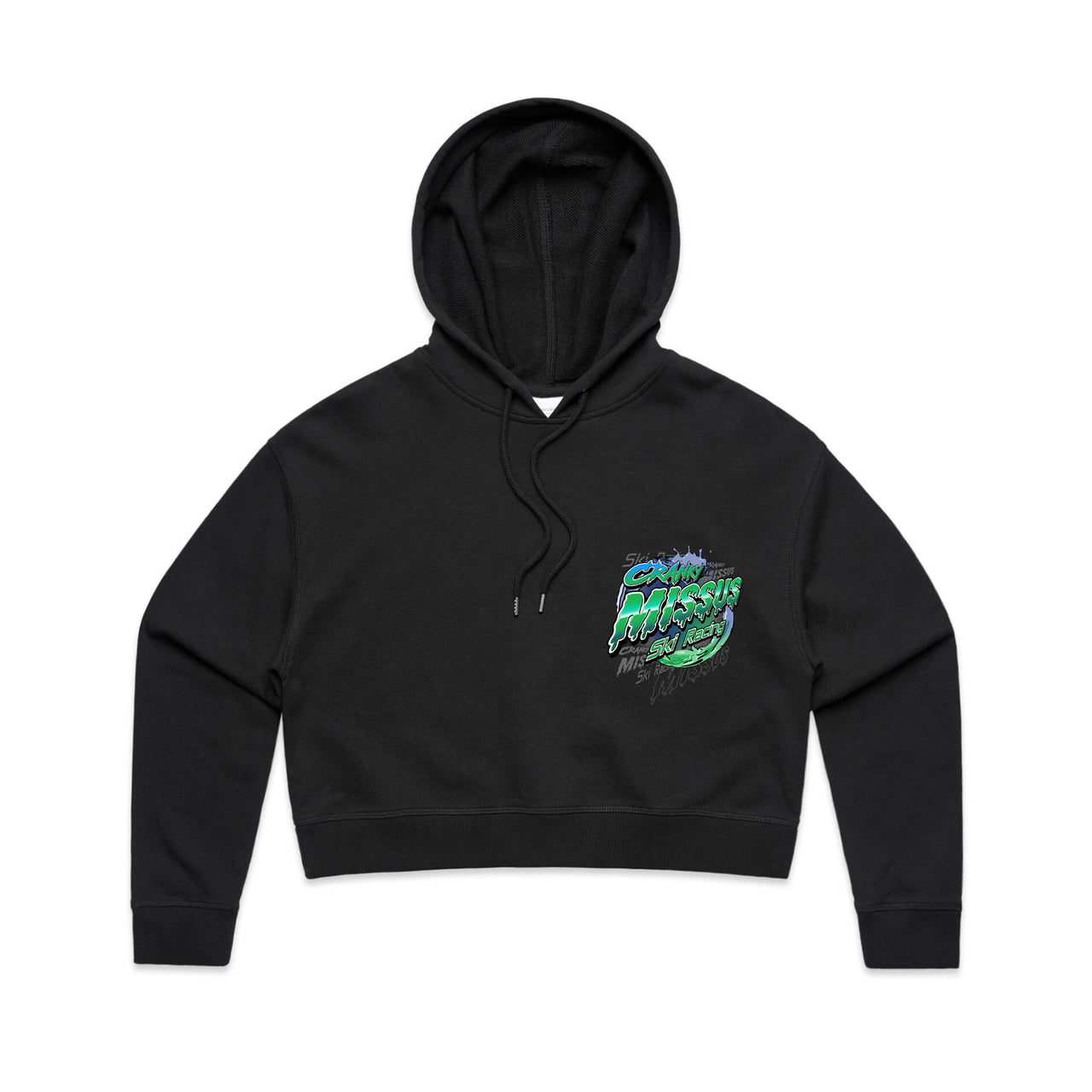 Cranky Missus Ski Racing Women's Crop Hoodie