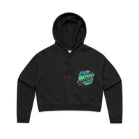 Thumbnail for Cranky Missus Ski Racing Women's Crop Hoodie