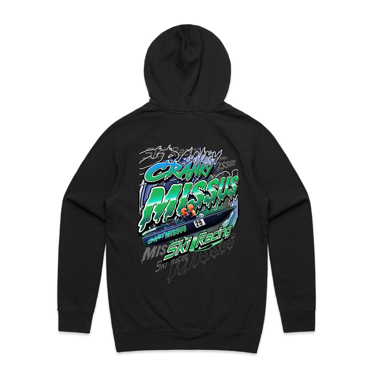 Cranky Missus Ski Racing Men's Hoodie