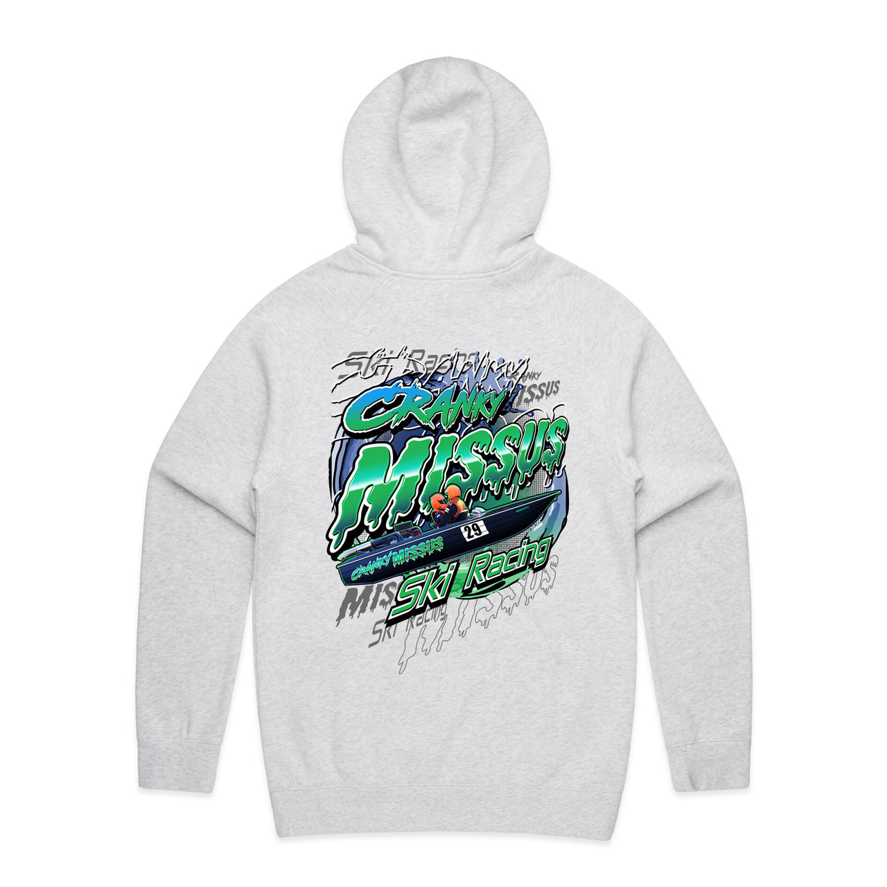 Cranky Missus Ski Racing Men's Hoodie