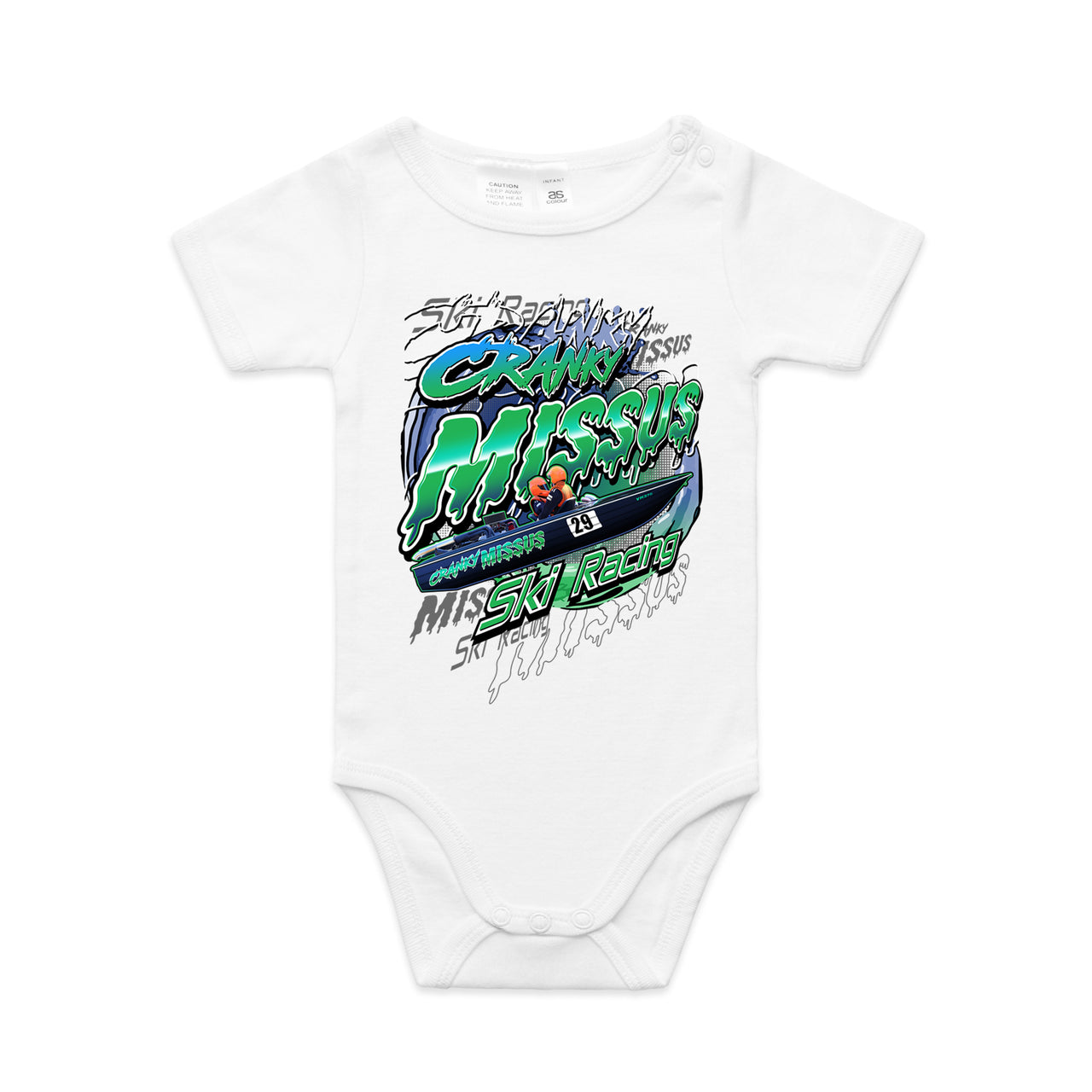 Cranky Missus Ski Racing Infant One-Piece