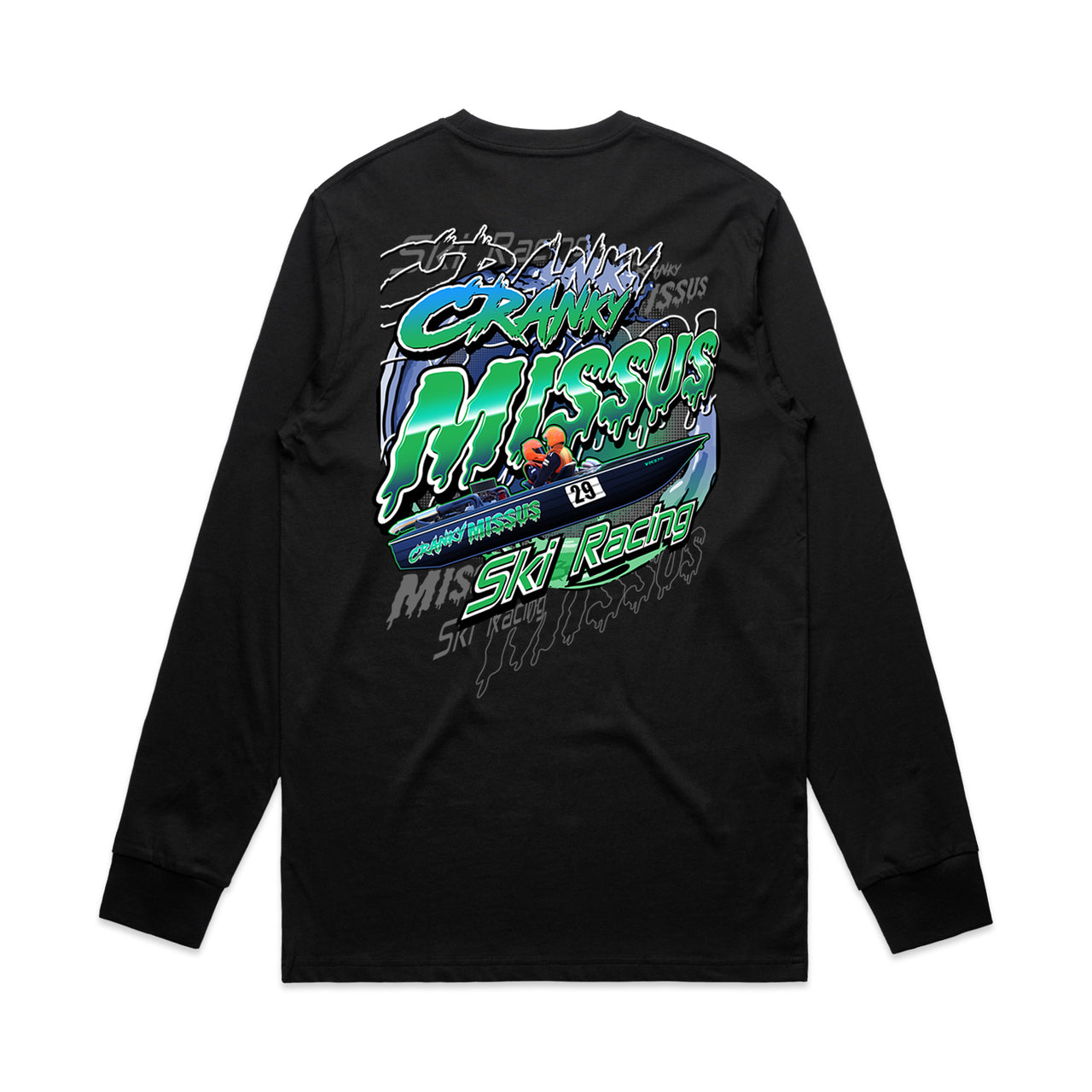 Cranky Missus Ski Racing Men's Long Sleeve Tee