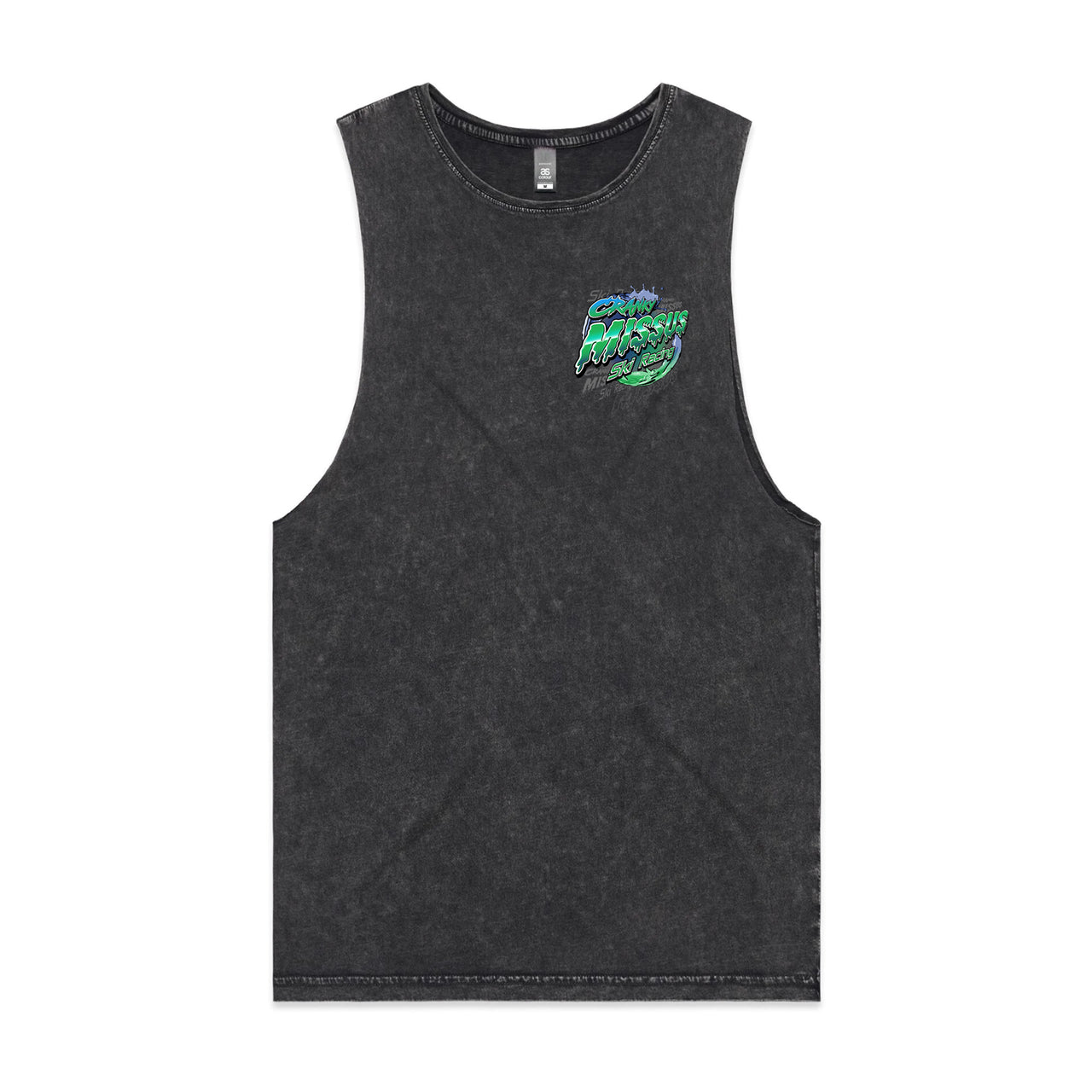 Cranky Missus Ski Racing Men's Stone Wash Tank