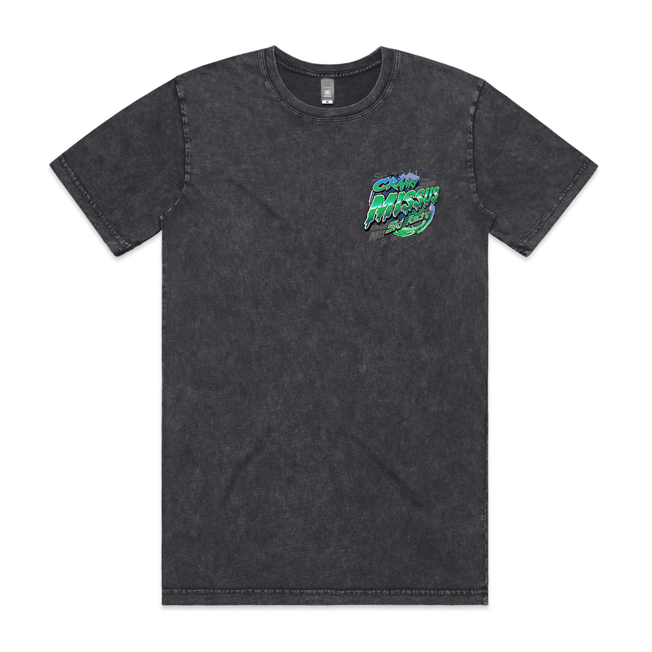 Cranky Missus Ski Racing Men's Stone Wash Tee