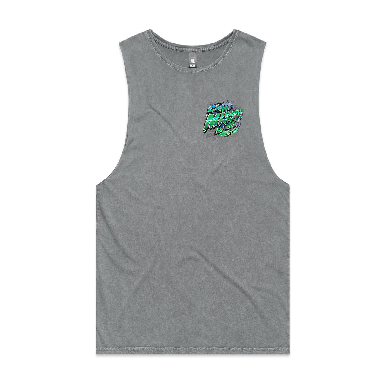 Cranky Missus Ski Racing Men's Stone Wash Tank