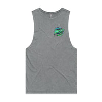 Thumbnail for Cranky Missus Ski Racing Men's Stone Wash Tank