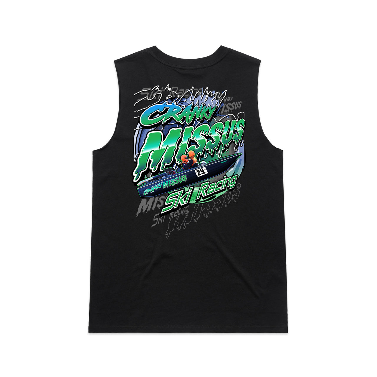 Cranky Missus Ski Racing Ladies Tank