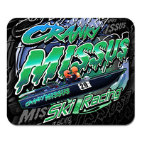 Thumbnail for Cranky Missus Ski Racing Mouse Pad