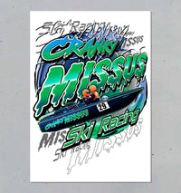 Thumbnail for Cranky Missus Ski Racing Poster