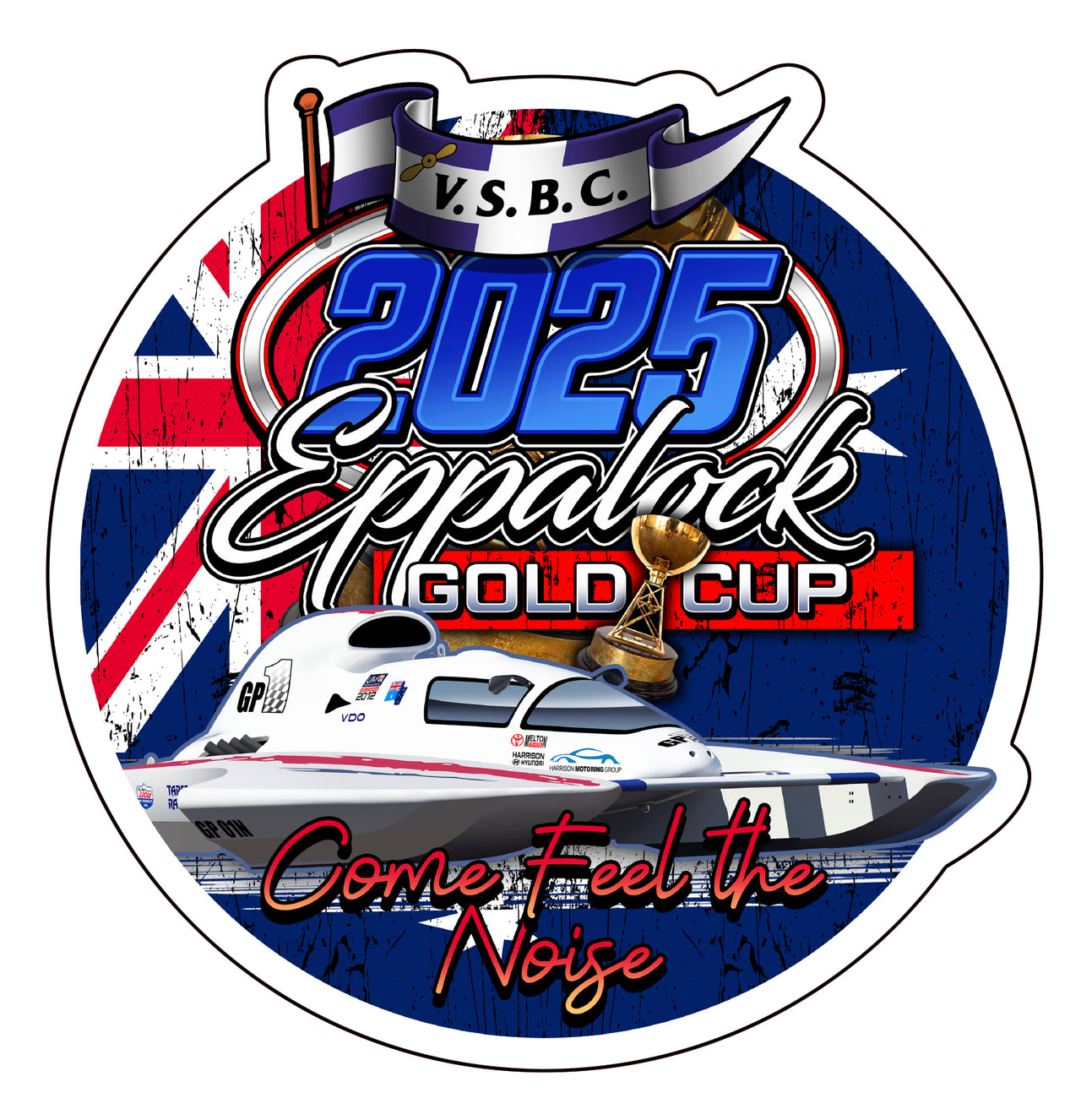 Eppalock Gold Cup 2025 Sticker Single