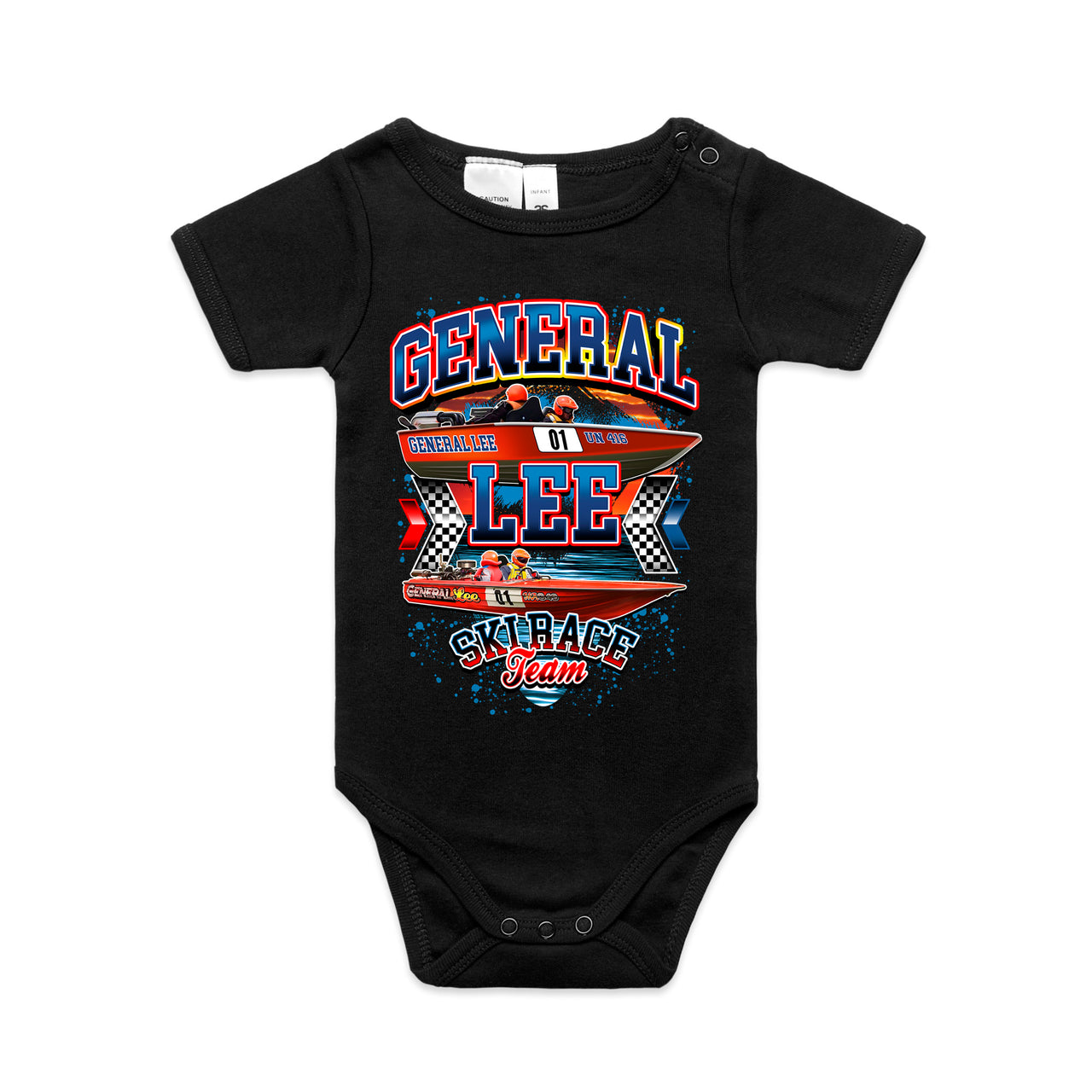 General Lee Ski Race Team Infant Onesie