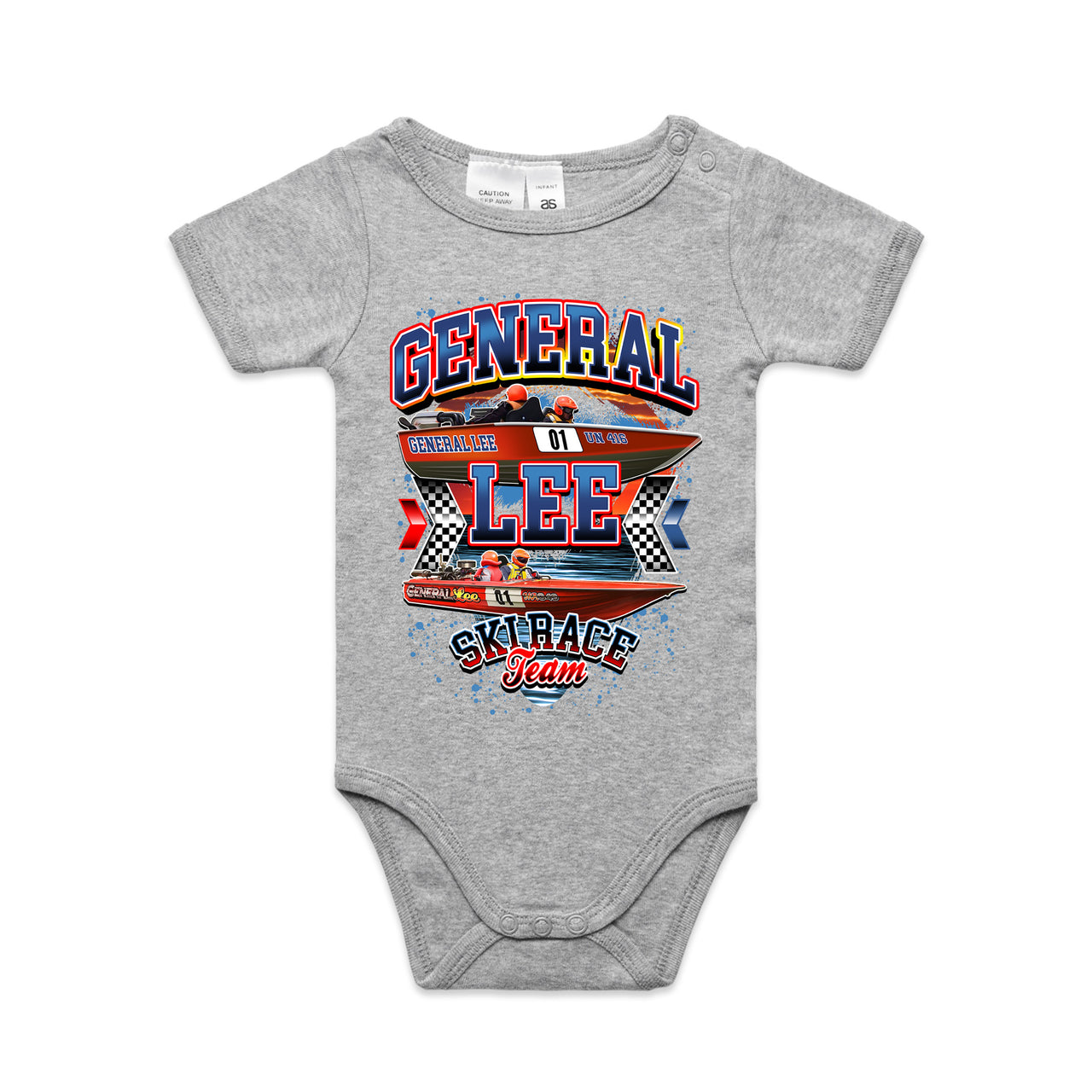 General Lee Ski Race Team Infant Onesie