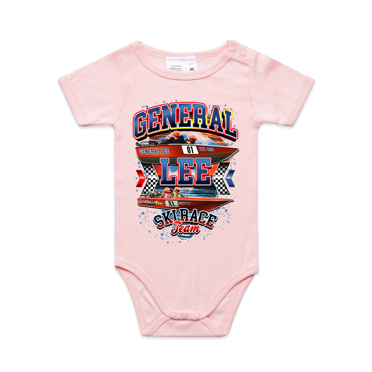 General Lee Ski Race Team Infant Onesie