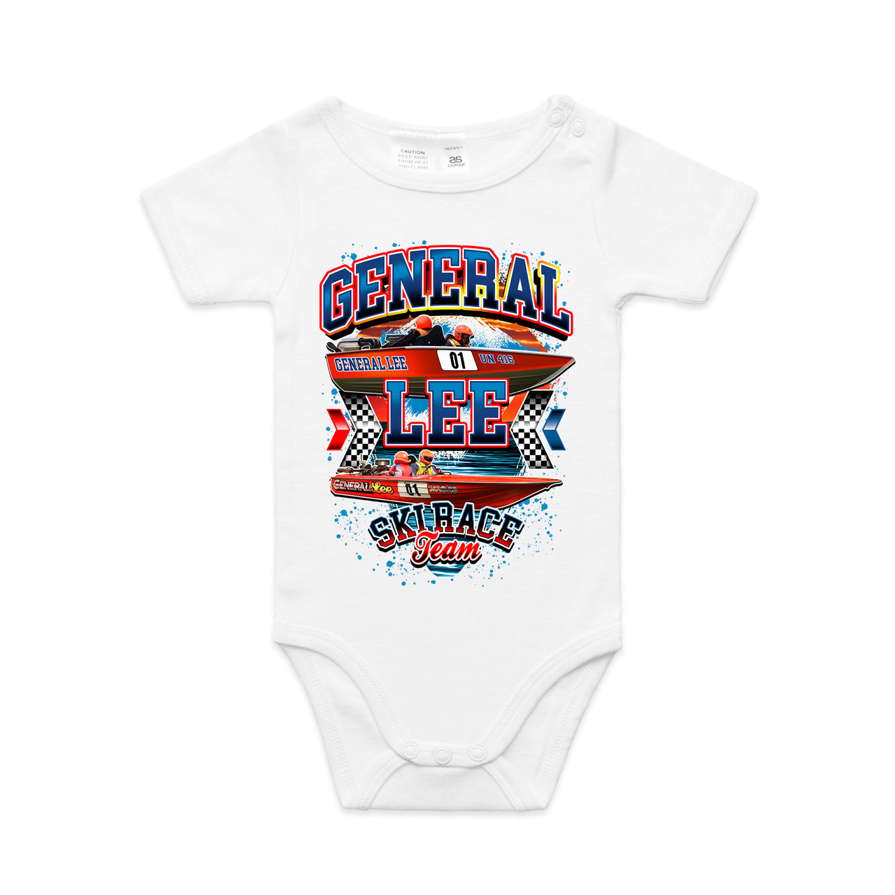 General Lee Ski Race Team Infant Onesie