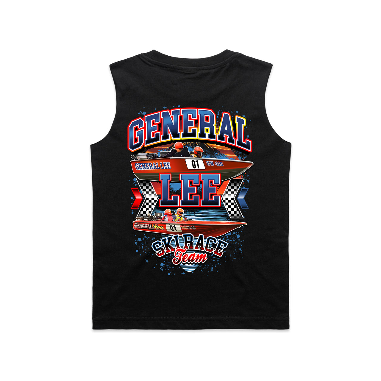 General Lee Ski Race Team Kids Tank