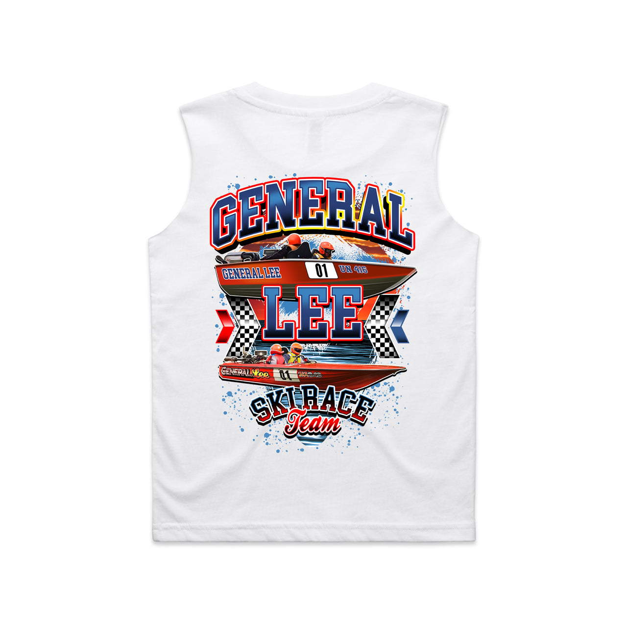 General Lee Ski Race Team Kids Tank