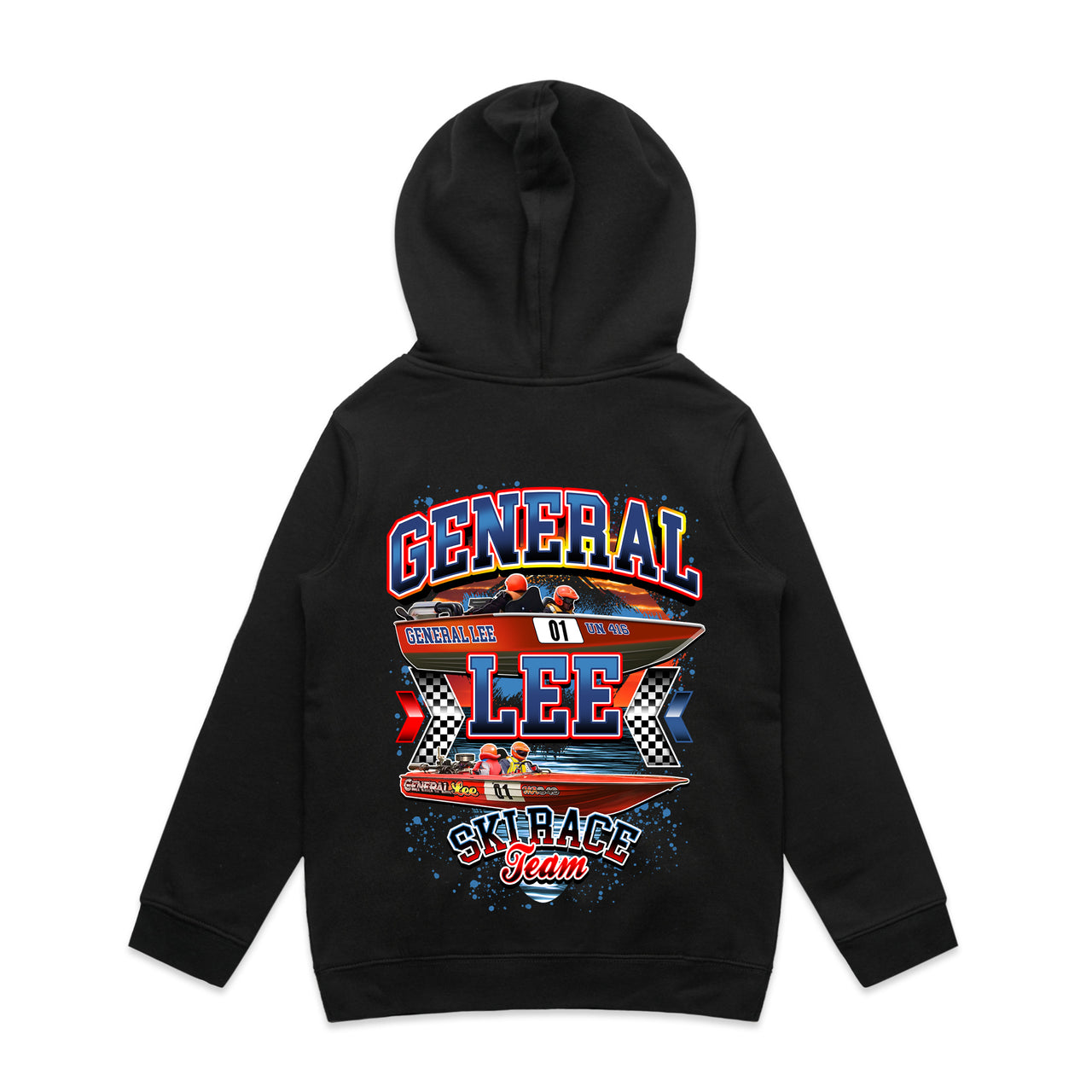 General Lee Ski Race Team Kids Hoodie