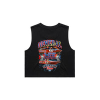 Thumbnail for General Lee Ski Race Team Ladies Crop Tank