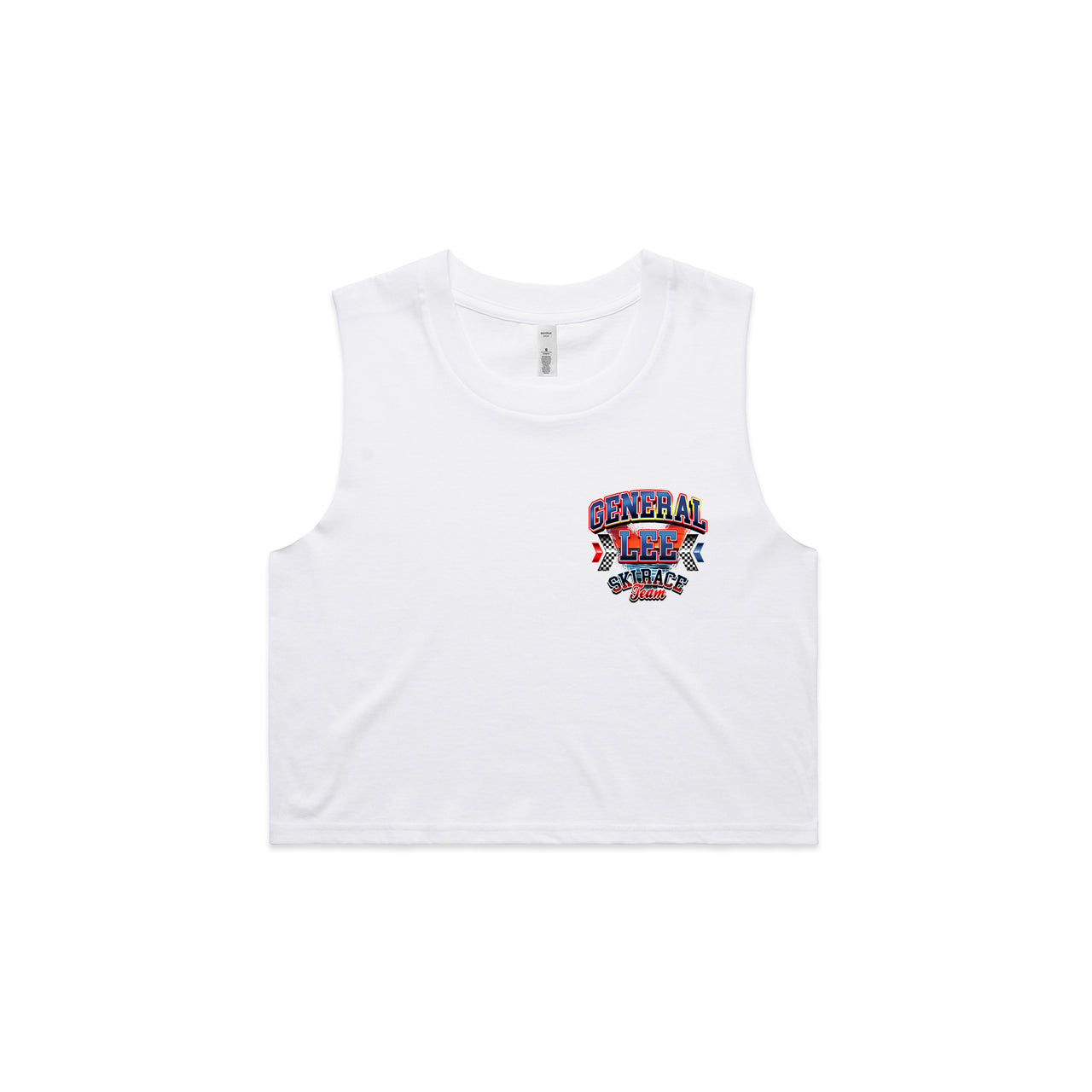 General Lee Ski Race Team Ladies Crop Tank