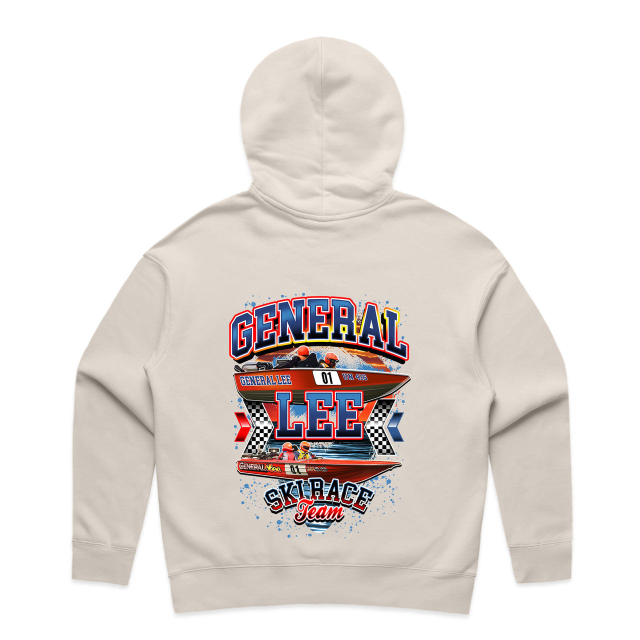 General Lee Ski Race Team Ladies Relax Hoodie