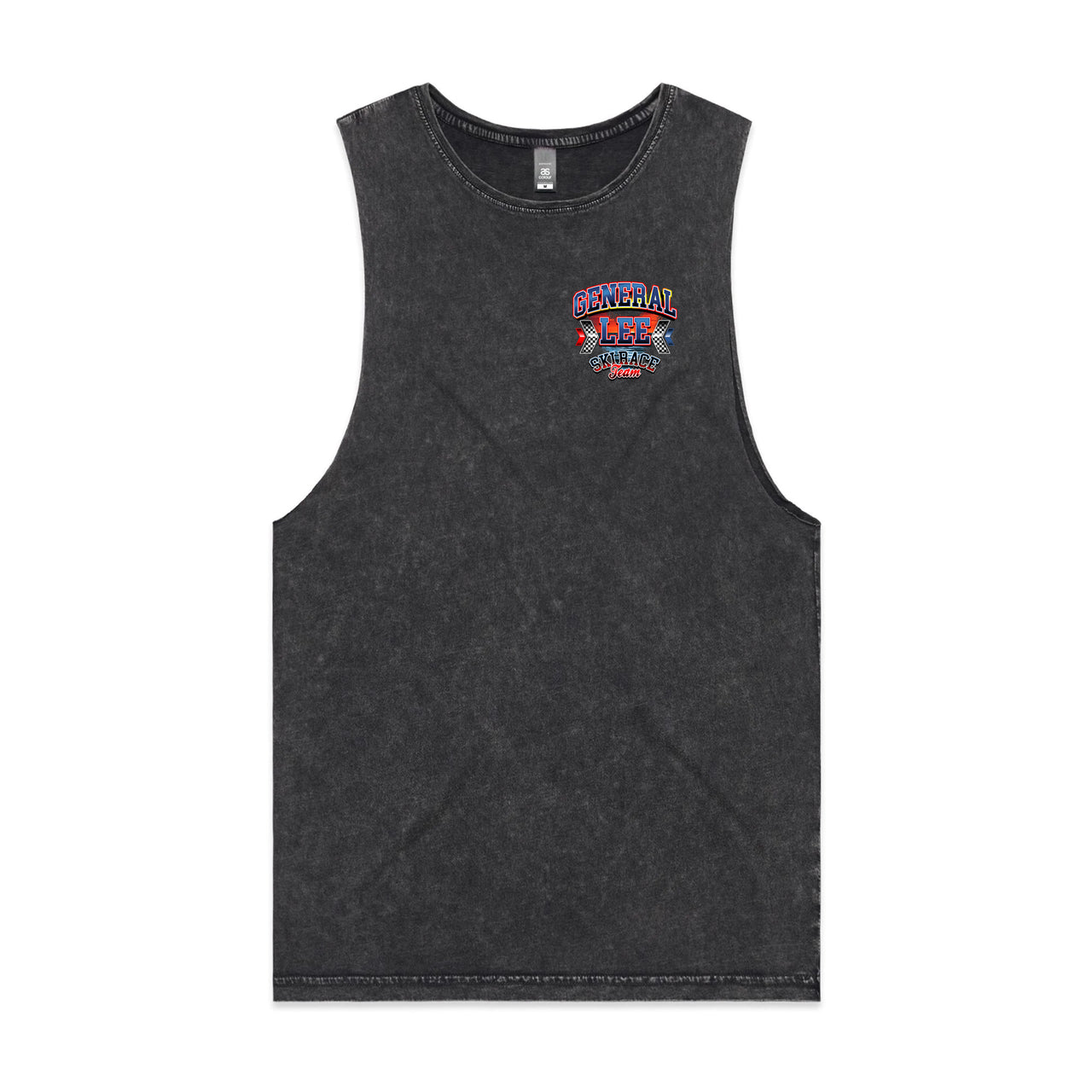 General Lee Ski Race Team Men's Stone Wash Tank