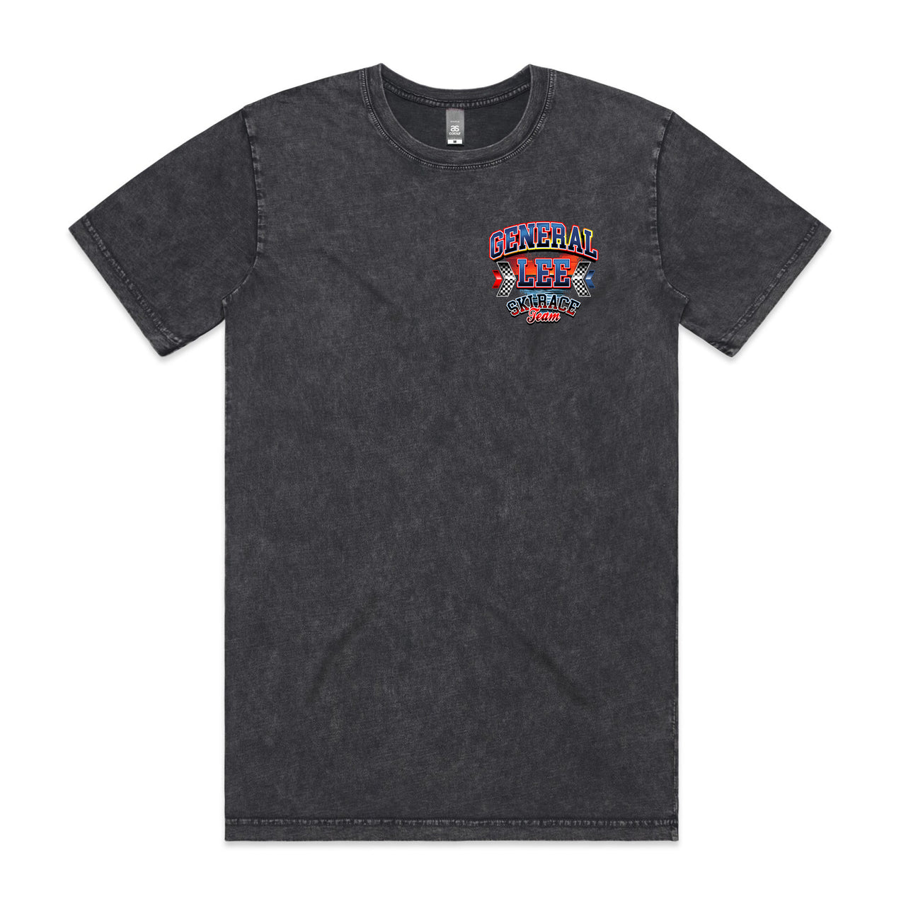 General Lee Ski Race Team Men's Stone Wash Tee