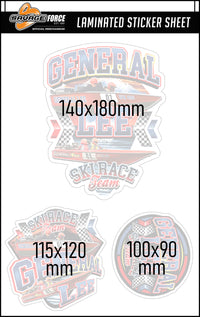 Thumbnail for General Lee Ski Race Team Sticker Sheet