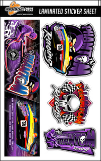 Thumbnail for The Phantom Racing Sticker Sheet