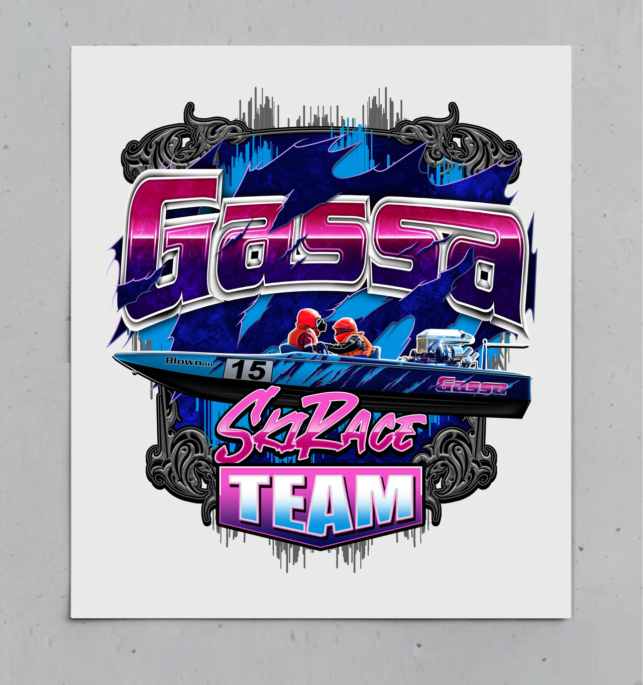 Gassa Ski Race Team Posters