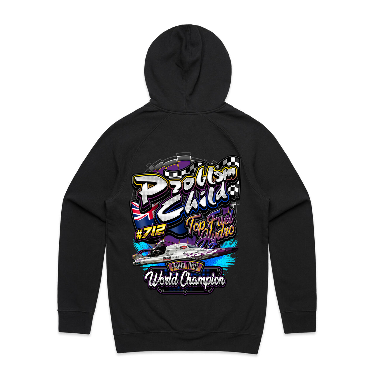 Problem Child Top Fuel Hydro Adult Hoodie