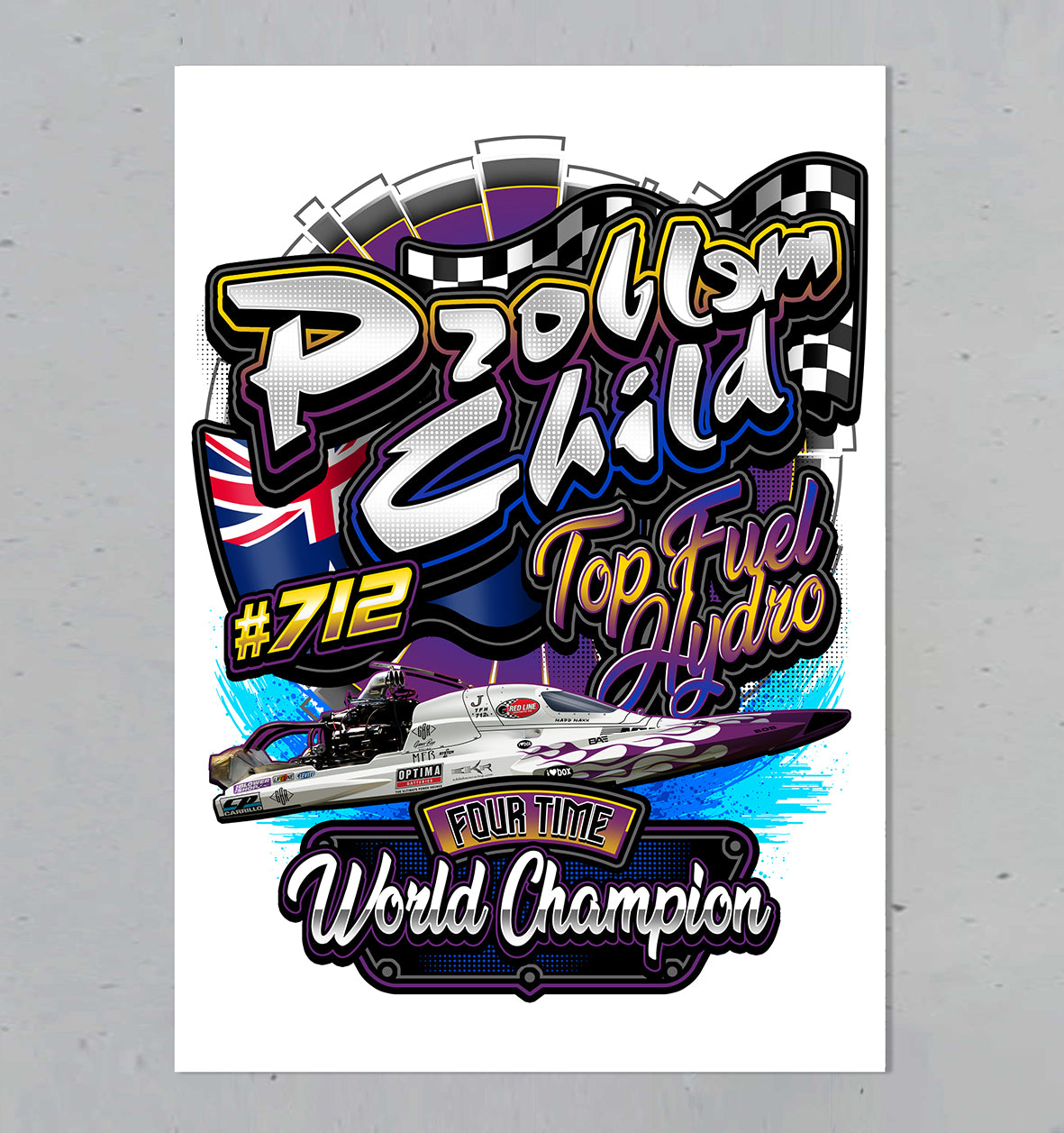 Problem Child Top Fuel Hydro Poster