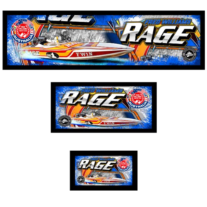 Fred Williams RAGE Bar Runner