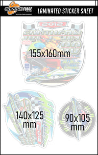 Thumbnail for Hellrazor Southern 80 2012 Sticker Sheet