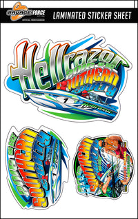 Thumbnail for Hellrazor Southern 80 2016 Sticker Sheet