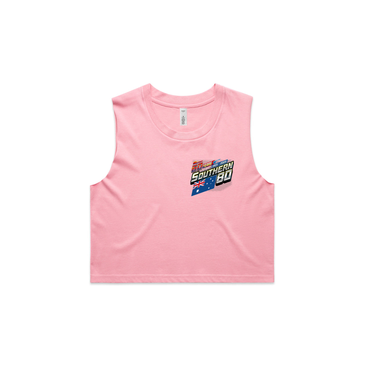 S80 2025 60th Anniversary Ladies Crop Tank