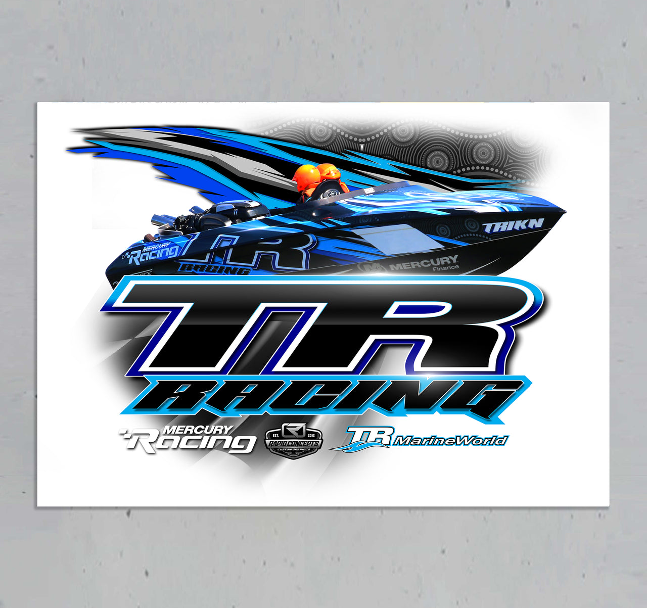 TR Racing Poster