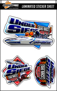 Thumbnail for Under Siege Ski Race Team Sticker Sheet